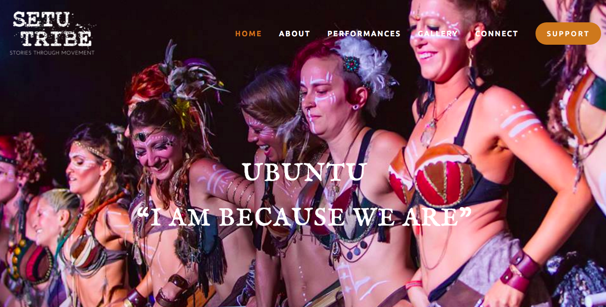 web design for setu tribe